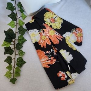 Vintage Floral Neck Scarf / Belt